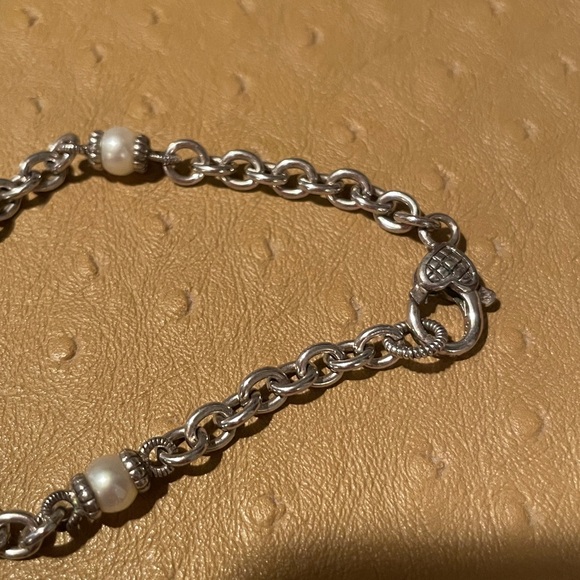 Judith Ripka Sterling Silver Pearl Necklace - Picture 3 of 6